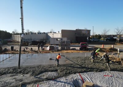 Midland Animal Hospital slab placement